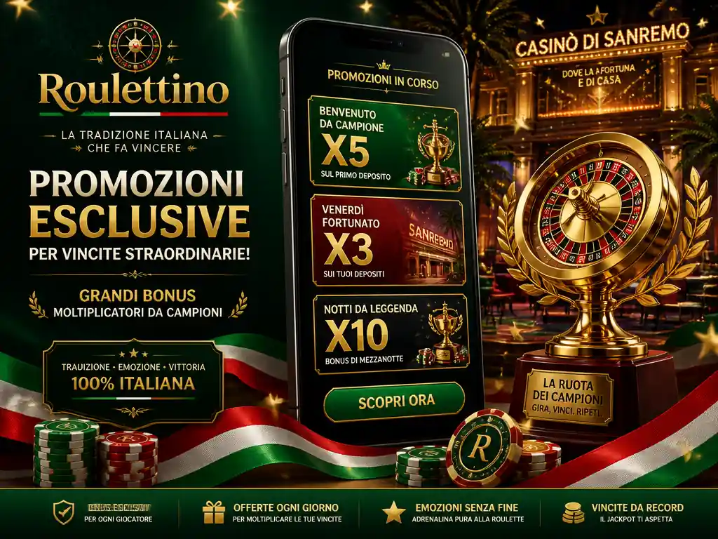 Roulettino bonos múltiples requisitos de apuesta no publicados