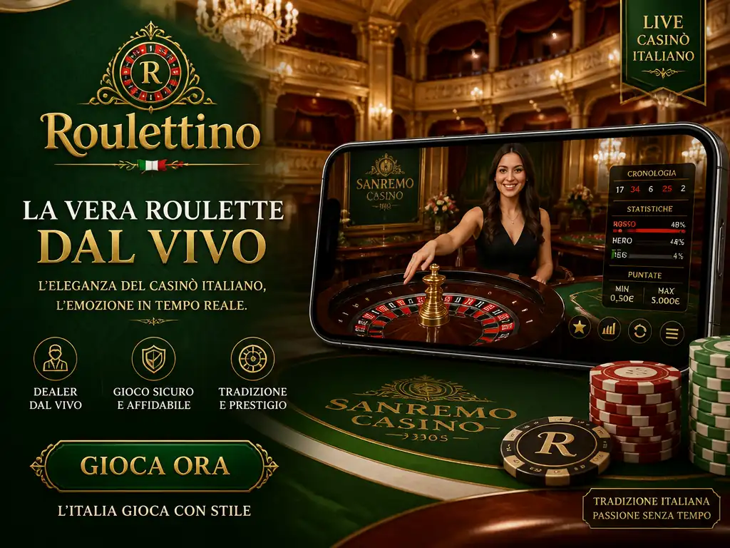 Roulettino casino slot roulette blackjack live provider