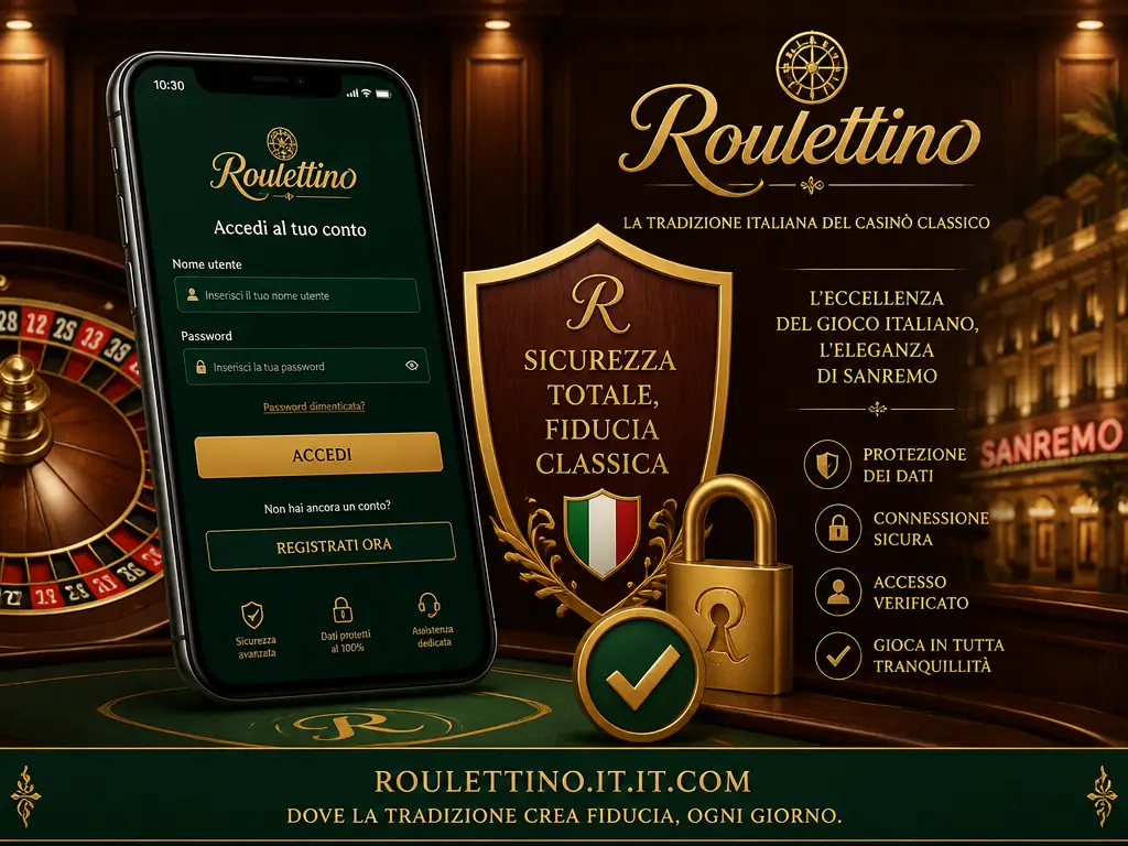 Roulettino login conto di gioco domini simili ADM